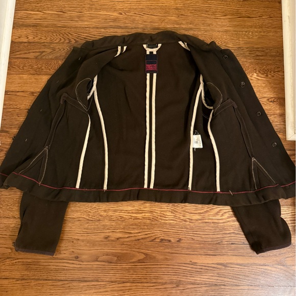 Rare Marithé + François Girbaud Brown Wool Button-up Jacket - Picture 4 of 6